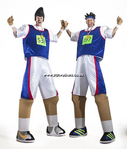Olympic Athletes Stilt Walkers