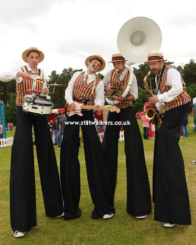 Music Themed & Music Playing Stilt Walkers